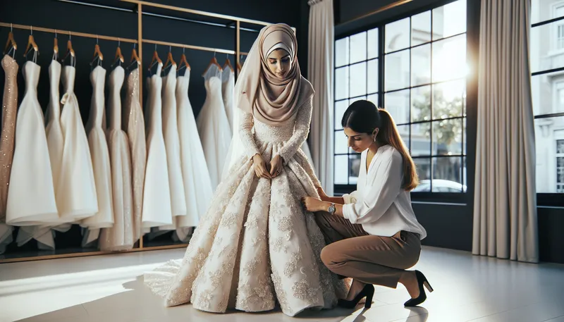 Elegant bridal fashion